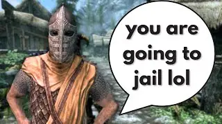 i played skyrim for the first time!