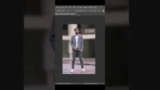 DSLR Background blur in one click #photoshop #short #blur