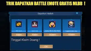 KLAIM BATTLE EMOTE MLBB GRATIS