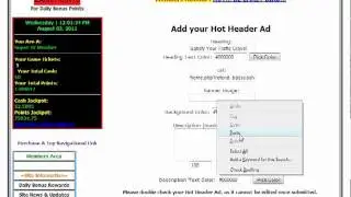How to setup Hot Header Ads