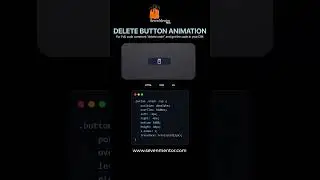 Delete Button Animation | SevenMentor | 