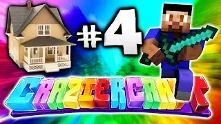 Minecraft CRAZIER CRAFT #4 'HOUSE CONSTRUCTION!' - (New Crazy Craft)