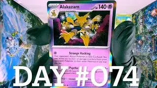 DAY #074 POKÉMON CHALLENGE OPENING X2 BOOSTER PACKS EVERY SINGLE DAY OF 2025: SHROUDED FABLE