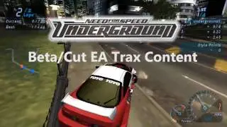 Need For Speed Underground : Beta EA Trax Customization / Cut Music
