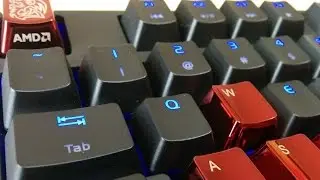 【AMD】Keyboard Metal caps AMD Edition(Ruby Red) Thermaltake metalcaps