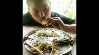 boiling pork meat//fail to eat king chilli from the first try ||