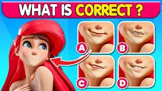 🔥 Guess the Disney Character by the Mouth by the Silhouette Quiz | Disney Princess Quiz
