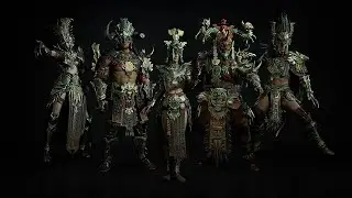 Diablo 4 DLC Ultimate Edition Reward｜Nahantu Armor All Class Review｜暗黑破壞神4 資料片 終極版獎勵｜納漢圖護甲全職業展示