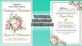 Adobe Photoshop CC 2020 - Tutorial Undangan Pernikahan