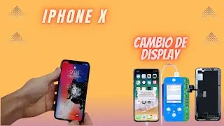 cambio de display iphone x #iphone #iphonex #display