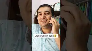 CAVAB GÖZLƏYƏN ABİTURİYENT😀