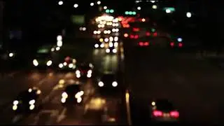 Traffic Out of Focus Bokeh Background | Video Loop | Free Download HD