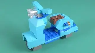 Lego Scooter Motorcycle Building Instructions - Lego Classic 10698 