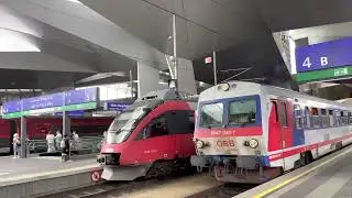 TRAVELING BY TRAIN FROM BRATISLAVA TO VIENNA