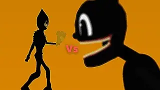 Bendy Ink demon vs Cartoon cat|stick nodes animation|Bendy game|Trevor henderson