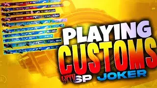 PLAYING CUSTOMS ROOMS WITH @SPJOKER | GUJJAR 365 | PUBG MOBILE
