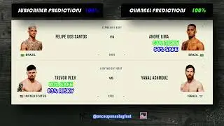 Risky & Safe UFC Predictions - Gilbert Burns vs Sean Brady #ufcfightnight #ufcpredictions #ufcpicks