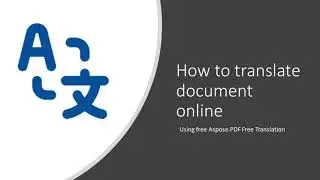 How to translate your document online