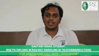 IRSE - PG Diploma in Railway Signaling In Telecommunications