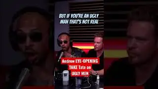 😱Andrew Tate SHOCKING TAKE on being UGLY⁉️👈
