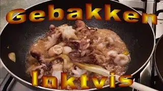Gebakken Inktvis. Fried Octopus. Nokus.