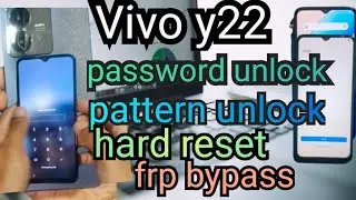 Vivo y22 password unlock | pattern unlock | hard reset | frp bypass @salamtechmalayalam