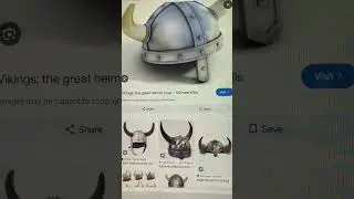 Viking horned helmets