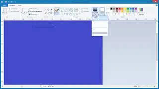 Как в Paint изменить размер кисти