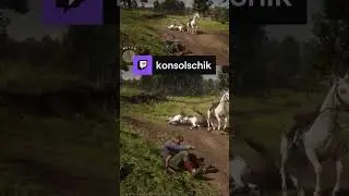 RDR 2 -скачки 👀(наперегонки) с 🏍 Датчем🤣 | konsolschik с помощью 