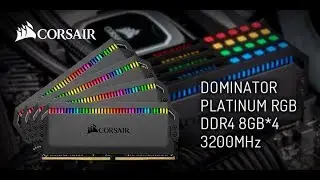 CORSAIR DOMINATOR PLATINUM RGB DDR4 Lighting Effect