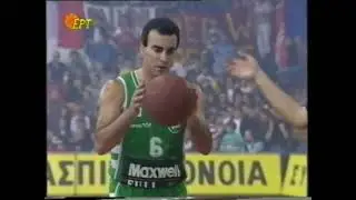 Γκάλης (36 ετών) vs Ολυμπιακός / Σιγάλας - 21 πόντοι / 8 ασίστ