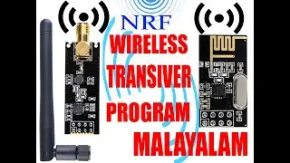 how to program NRF module in Malayalam | nrf24l01 module programming |