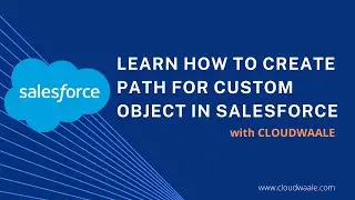How to Add path on Custom Object in Salesforce | Salesforce Path | Cloudwaale