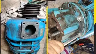 Boge air  end bearing kit remove/ open