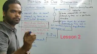 Motion in one dimension class 9 icse physics || Concise Physics || Selina || Lesson 2
