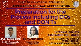 Preparation for the Process including DO'S and DON'T s || Approach to NAAC Accreditation