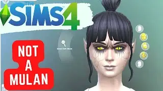 MULAN INSPIRED VAMPIRE | THE SIMS 4 | MAKING A SIM