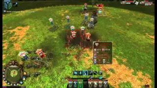 Битва Орков против Рыцарей в World of Battles