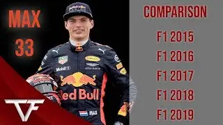 F1 15 vs 16 vs 17 vs 18 vs 19 | Max Verstappen 33 | Red Bull Ring