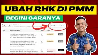 Cara Merubah RHK Di PMM Yang Sudah Di Setujui Terbaru Maret 2024