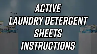 Active Laundry Detergent Sheets Instructions