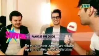 Panic! at the Disco interviewed in Belgium