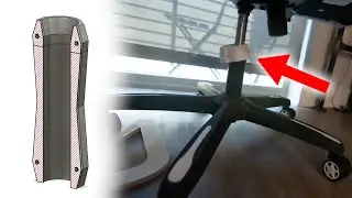 I fixed my chairs broken piston with this 3d print!