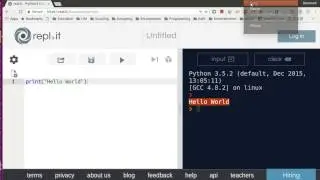 One Minute Python 001 - Hello World in Python (No Installation Required)