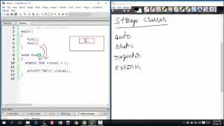 Using Storage Classes in C Language