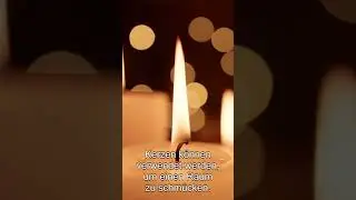 Kerzen. Was sind Kerzen? (Education)