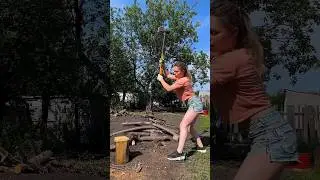 This isn't like swinging an AXE 😂 