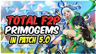 Total F2P Primogems You Can Get in 5.0 Natlan Patch For Kinich & Mualani | Genshin Impact