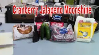 Cranberry Jalapeno Moonshine