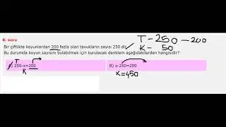 Denklemler  ve Eşitsizlikler: Sorular ve Çözümleri
